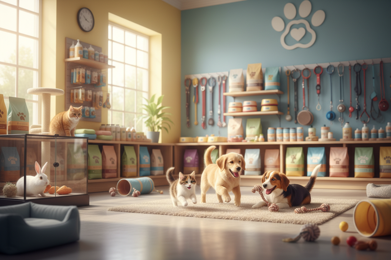 Jeg vil gerne have et billede der afspejler det webshoppen handler om nemlig kæledyr